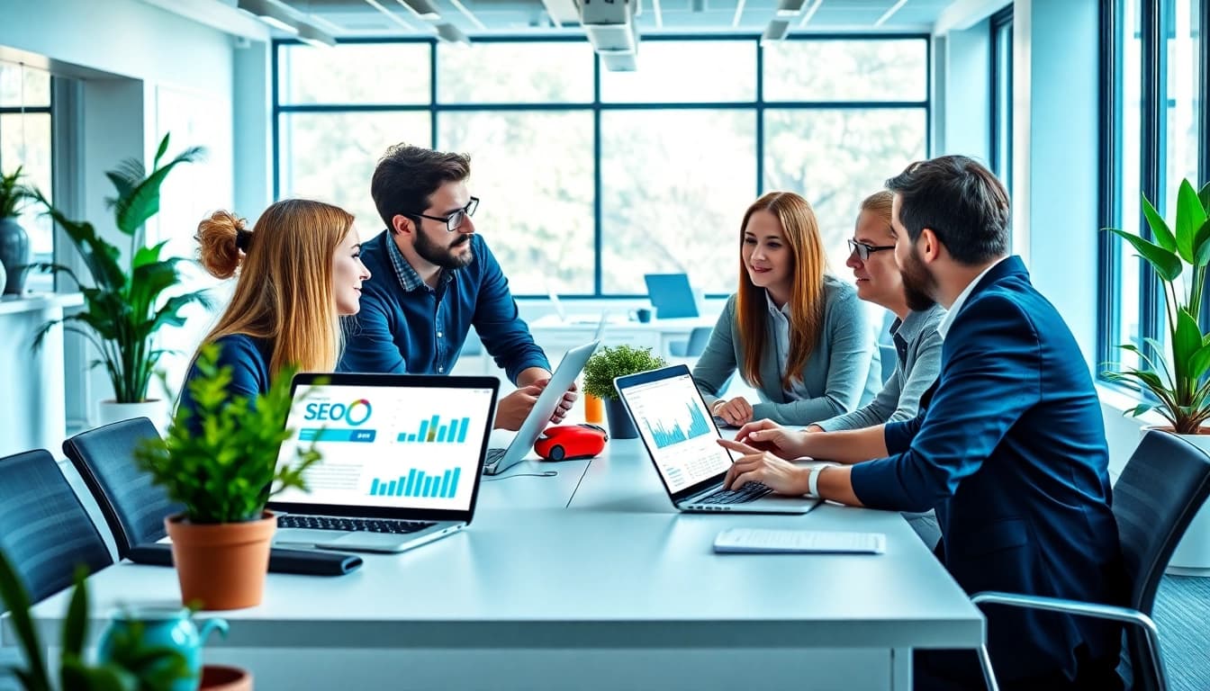 Boost your SEO Rank with a professional marketing team focused on digital strategies.