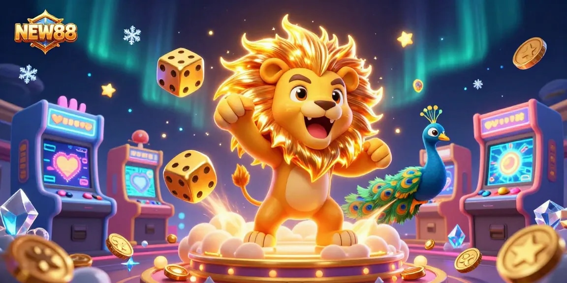 NEW88 brings excitement with vibrant casino elements in a dynamic gambling scene.