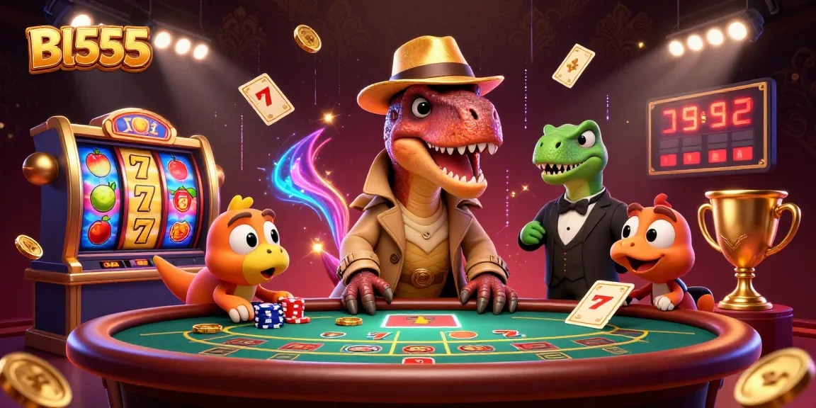 Bl555 showcases thrilling slot adventures with dynamic characters and action-packed gaming elements.