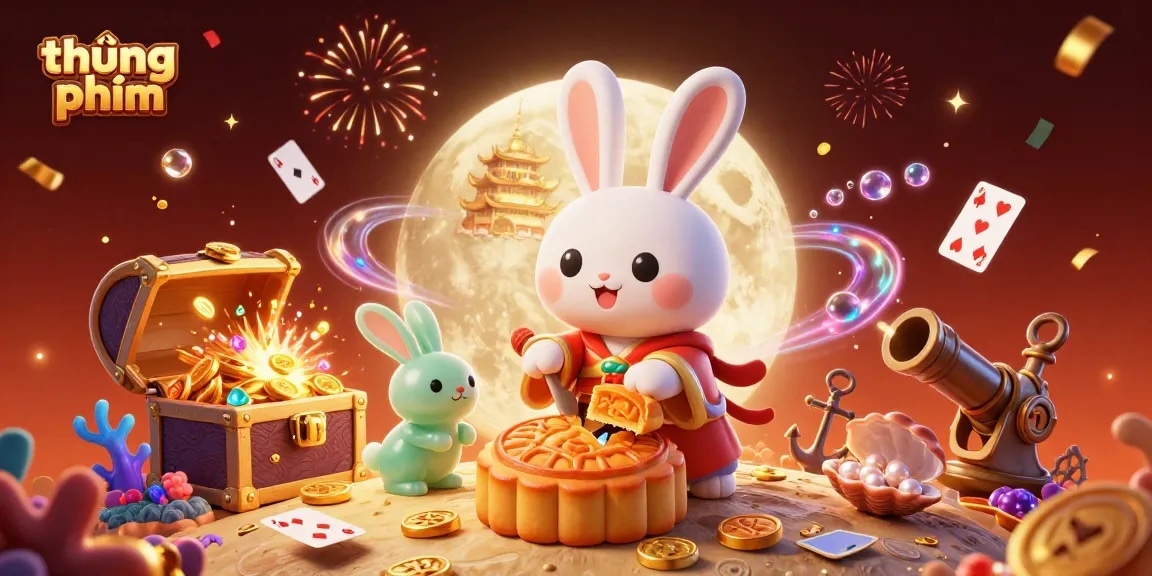 Experience thrilling moments with thúng phim, featuring a colorful 3D casino scene rich in detail.