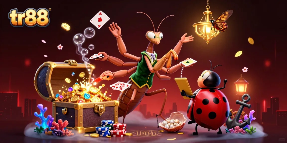 Experience thrilling wins at tr88 with a vibrant 3D illustration showcasing exciting gaming action.