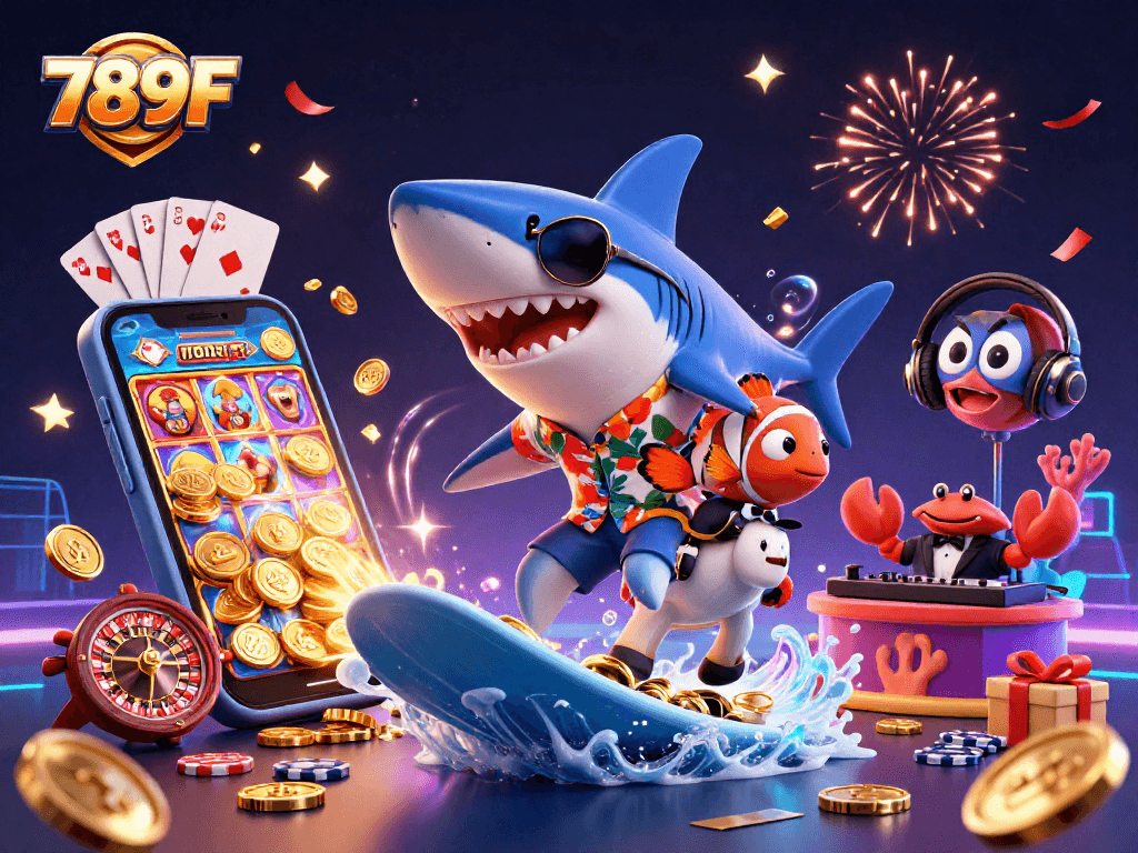 Surf exciting casino games at 789F with immersive graphics and vibrant action!