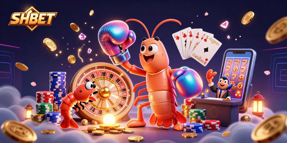 SHBET introduces thrilling 3D casino fun with vibrant characters and lively game elements bursting around