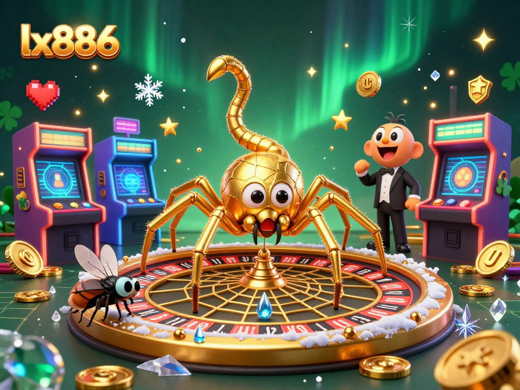 Experience thrilling bets at lx886 with our vibrant 3D casino world, featuring an interactive roulette web.