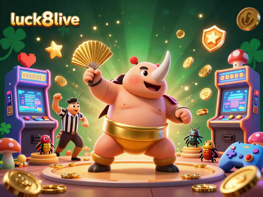 Experience epic gameplay with luck8live as the rhinoceros beetle sumo champion dominates the casino scene.