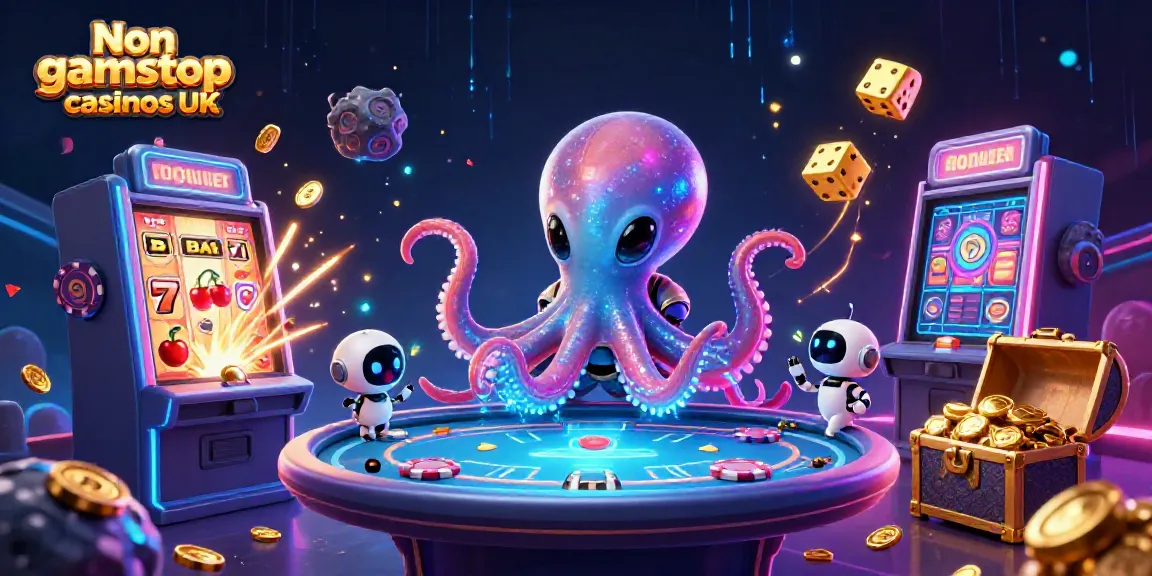 Experience the thrill of Non gamstop casinos UK with a vibrant alien poker scene bursting with energy.