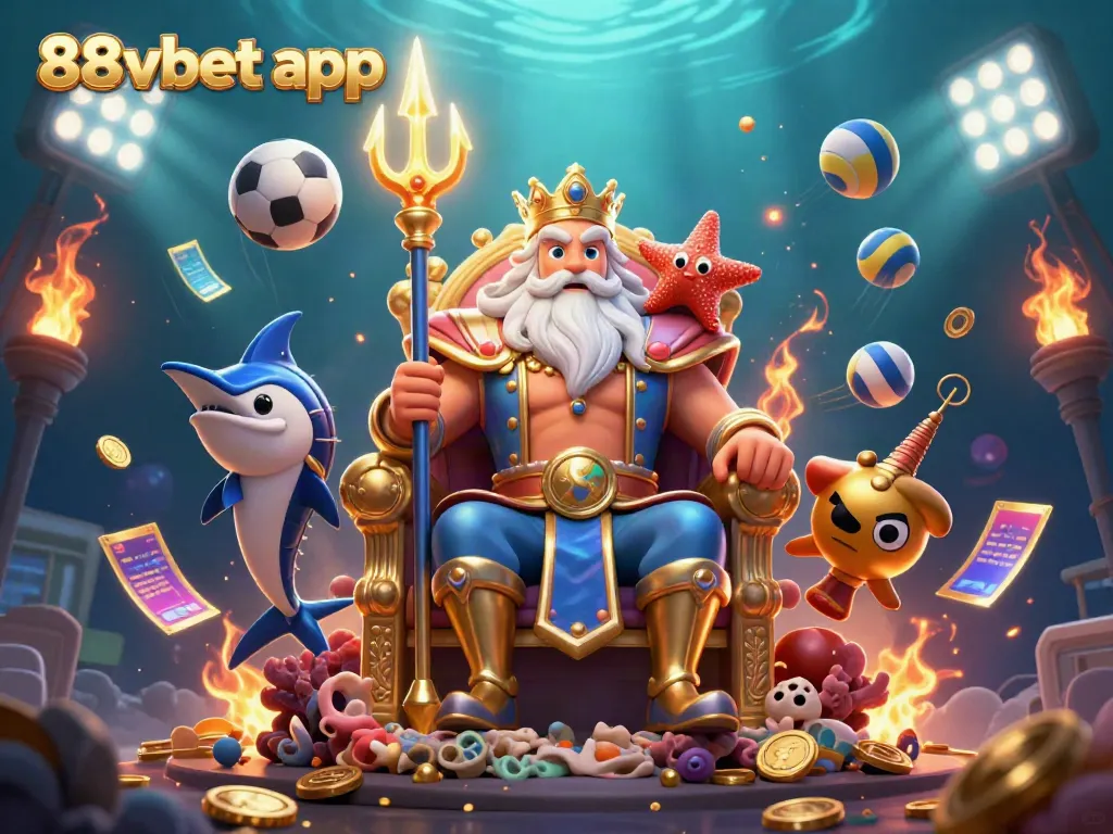 Engage with thrilling action in the 88vbet app featuring Neptune and dynamic sports elements.