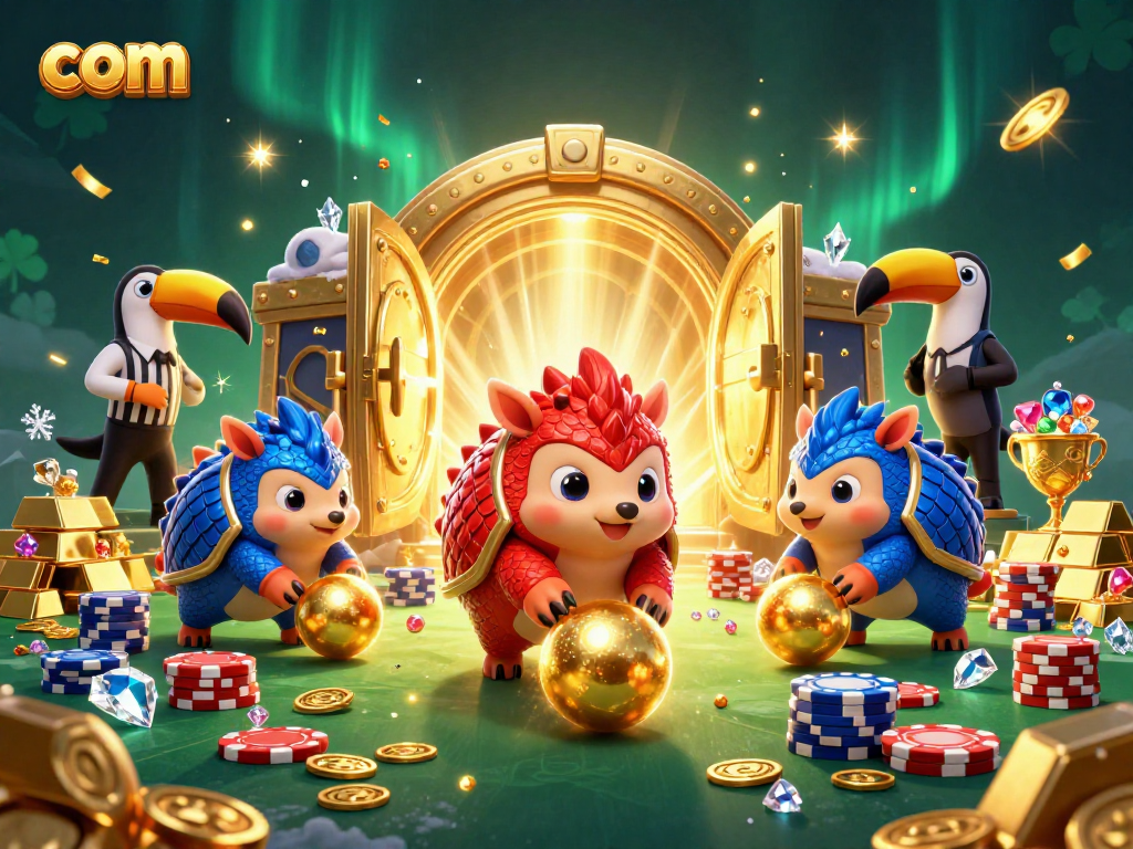 Engage in thrilling gameplay at Z188, rolling into golden jackpots with pangolin rivals and vibrant casino elements.