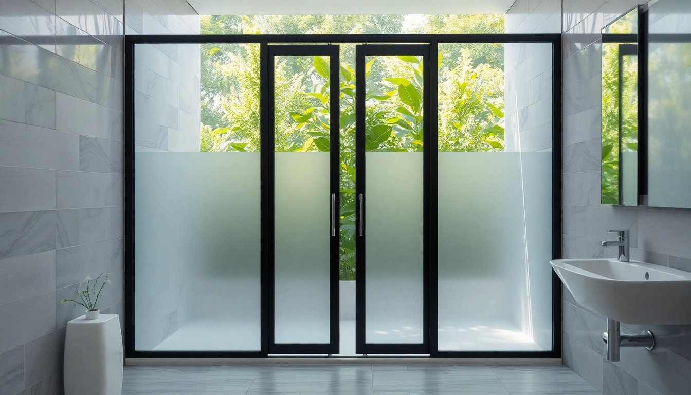 Transform your space with stylish black frame shower doors accentuating modern bathroom design.