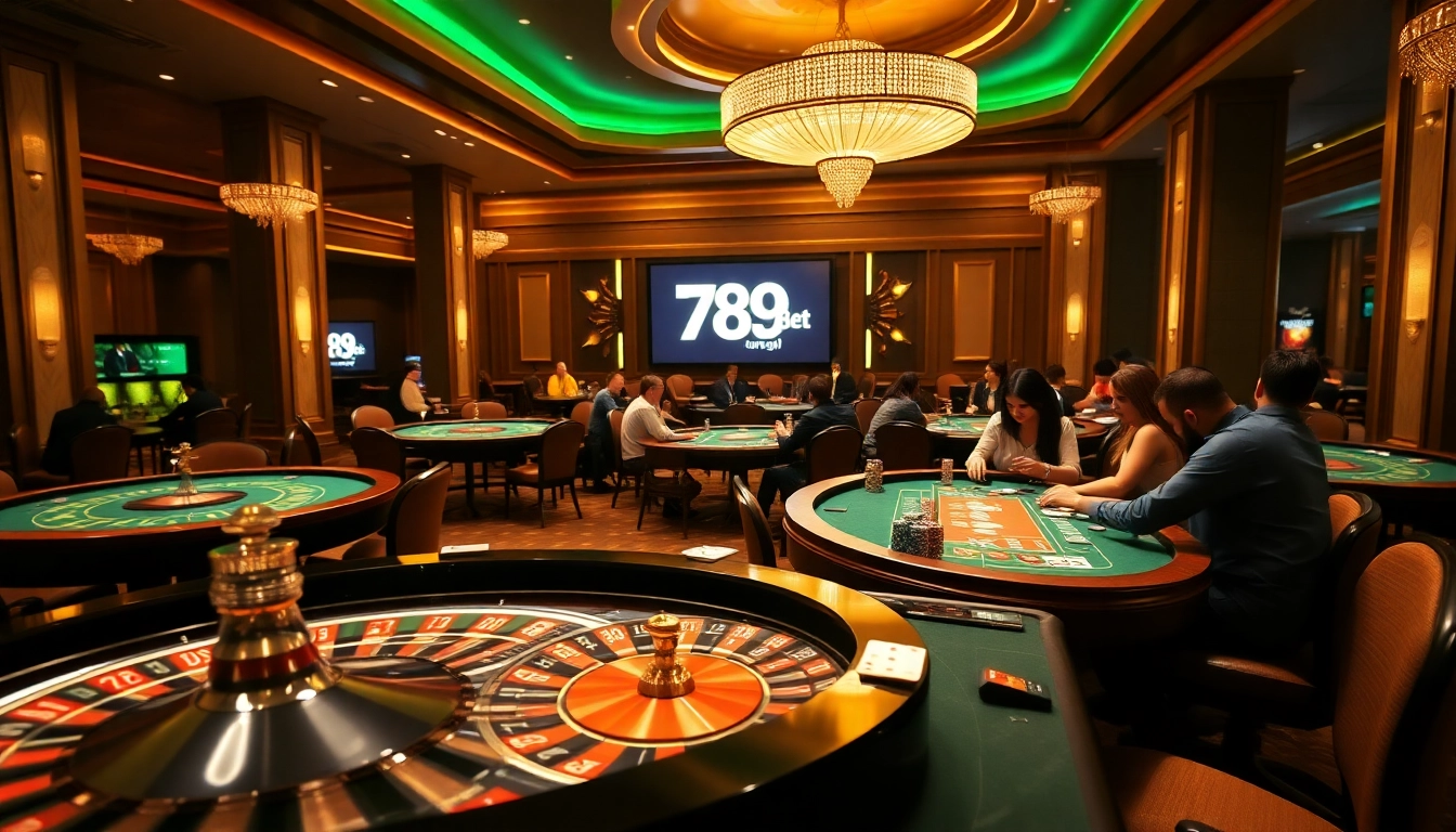 Experience the luxury of gambling with "Link vào 789Bet uy tín" amidst vibrant casino action and sleek designs.