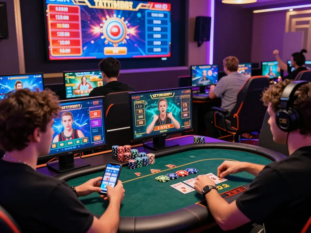 Exciting online gaming action at 789club with players engaging in card games and dynamic interfaces.