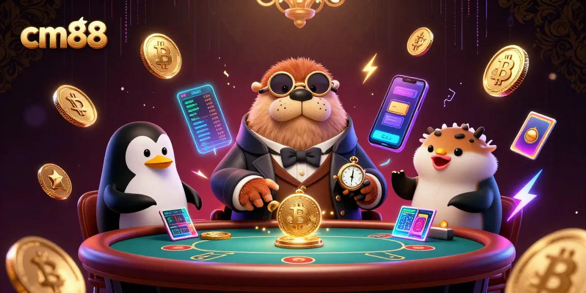 Engage with cm88 in a vibrant underwater poker scene showcasing crypto elements.