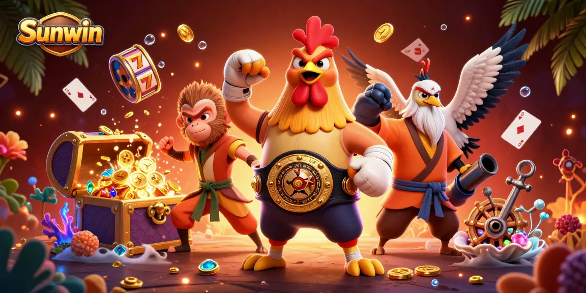 Experience thrilling gaming action at Sunwin with dynamic characters and explosive wins.