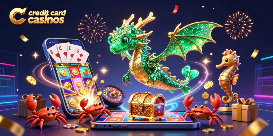 Engage in thrilling gameplay with credit card casinos featuring vibrant slot machines and dynamic gaming elements.