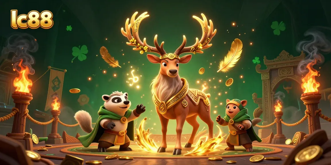 Experience thrilling gaming adventures with lc88's enchanting characters and casino elements.