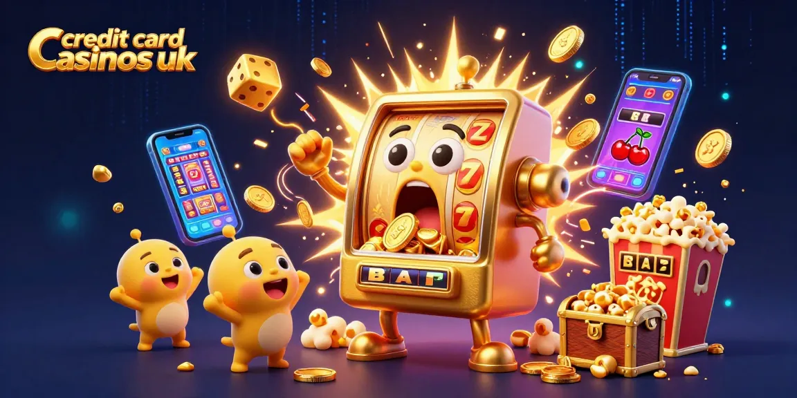 Celebrate wins at credit card casinos uk with a colorful, animated jackpot scene full of coins and excitement.