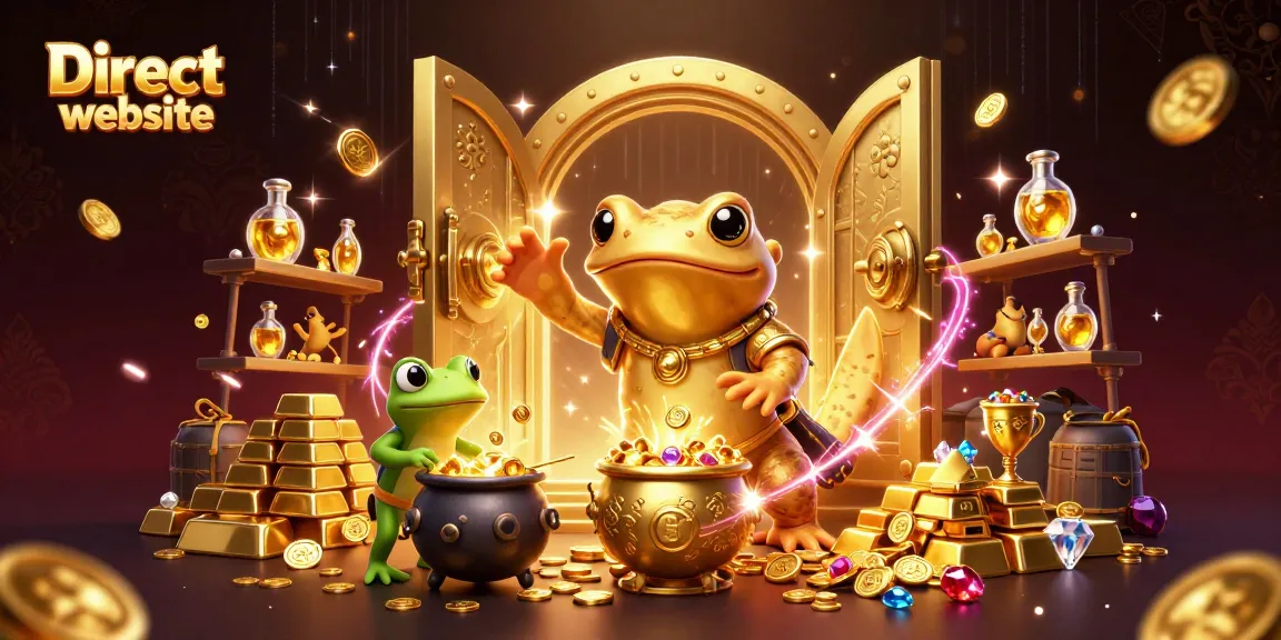 Experience the thrill of the Direct website with magical gaming elements bursting with creativity and excitement.