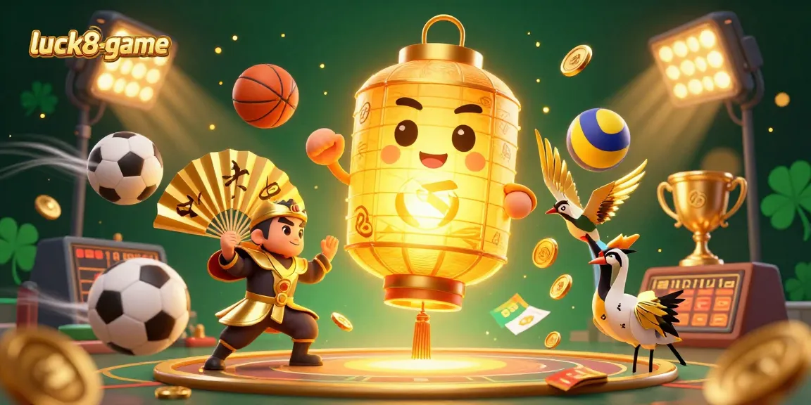 Engage with luck8-game and experience dynamic sports betting scenes filled with vibrant action and lucky symbols.